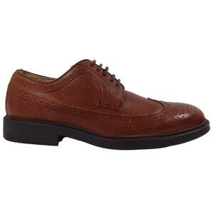 American Eagle Men's Lace-Up Leather Oxford Wingtip Shoes Size 10